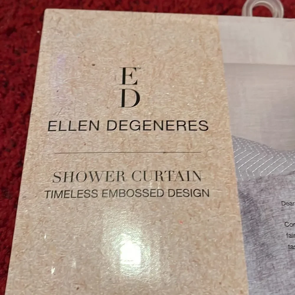 NWT Ellen Degeneres shower curtain